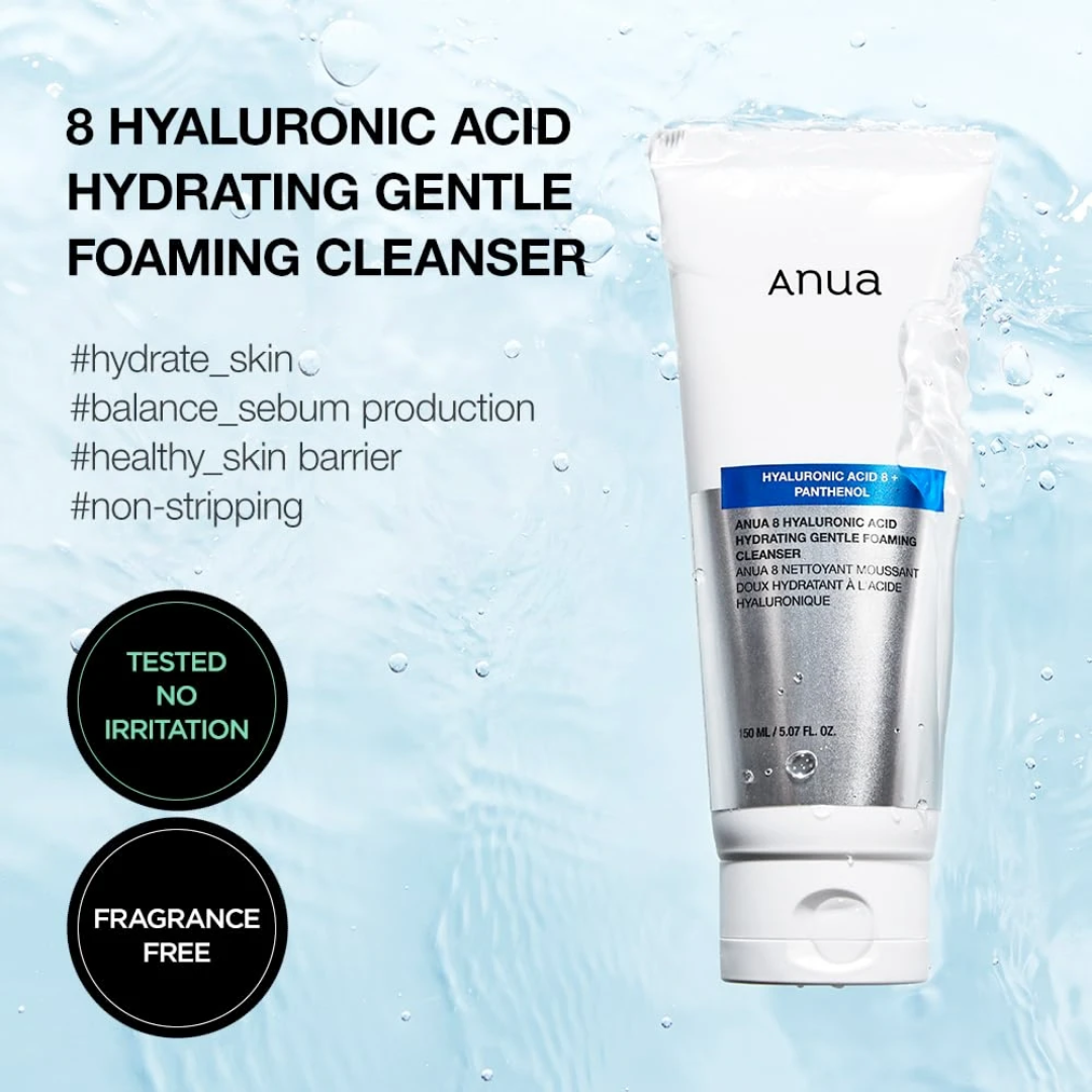 8 Hyaluronic Acid Hydrating Gentle Foaming Cleanser