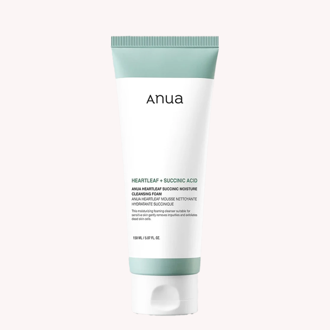 Anua_HeartleafSuccinicMoistureCleansingFoam