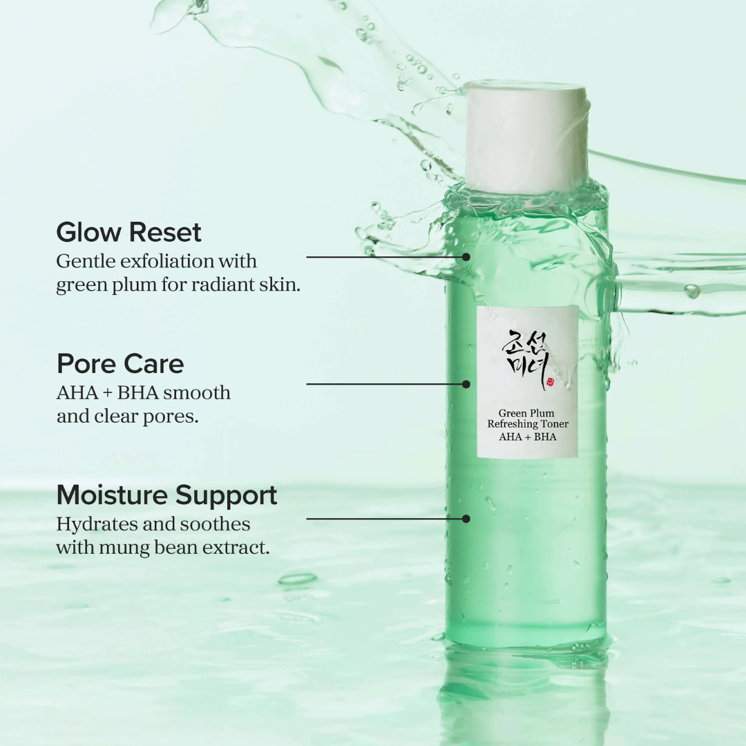 Green Plum Refreshing Toner: AHA + BHA