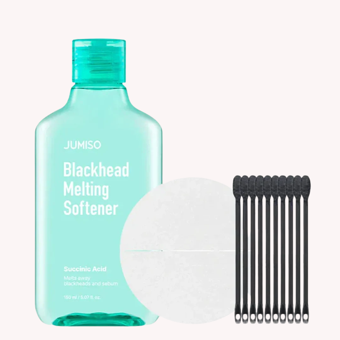 Blackhead Melting Softner + Cotton Pad + Cotton Swab