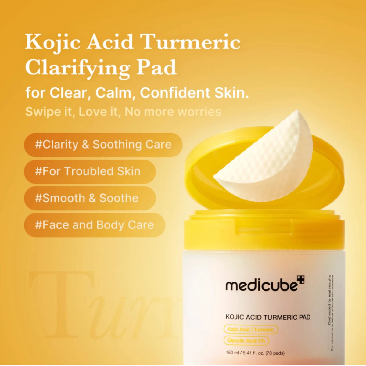Kojic Acid Turmeric Pad