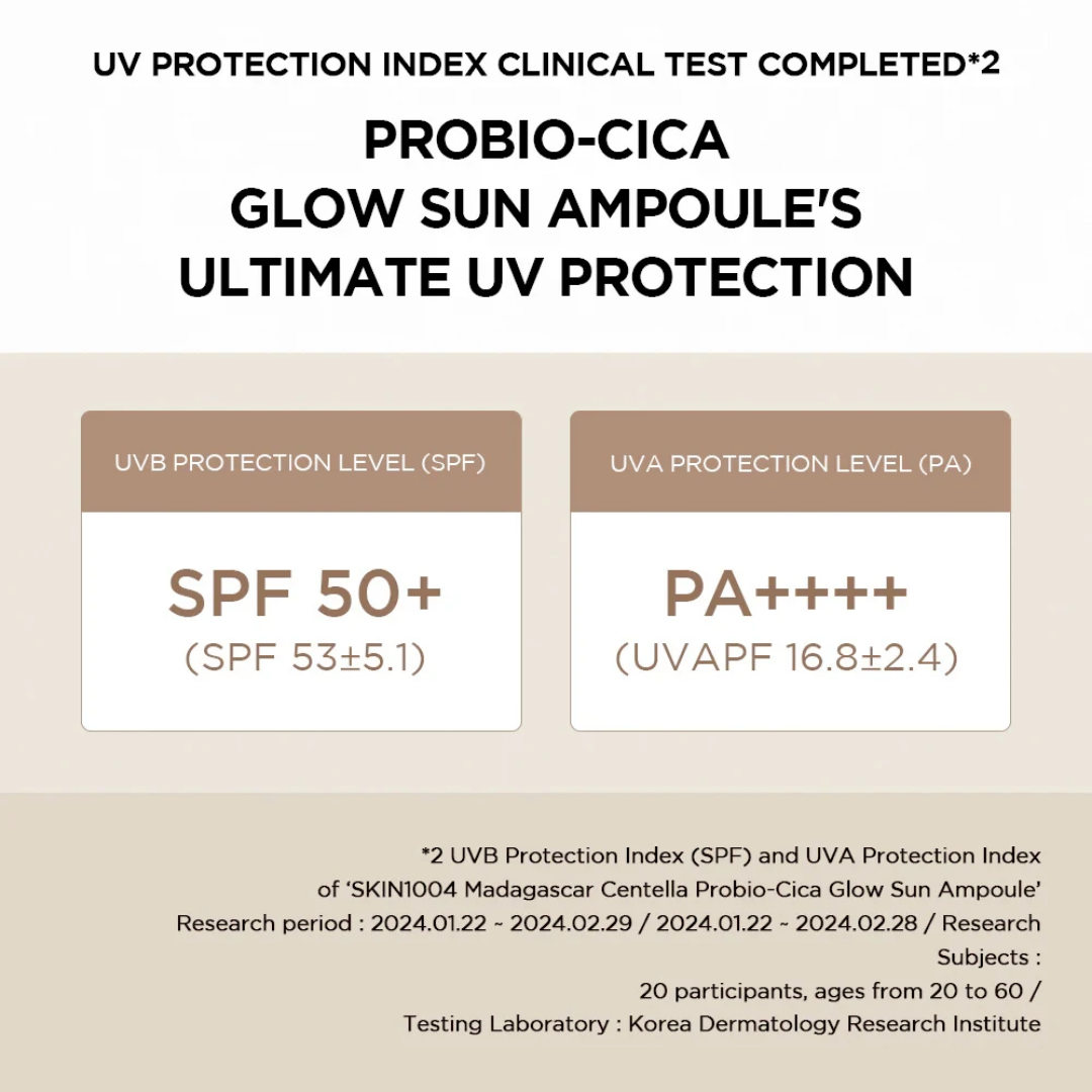 Madagascar Centella Probio-Cica Glow Sun Ampoule