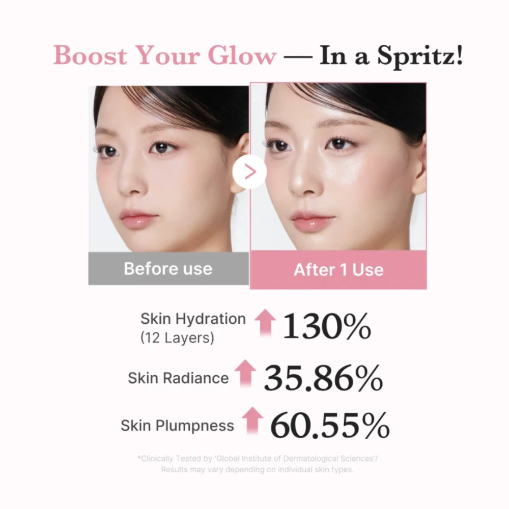 PDRN Pink Collagen Glow Jelly Mist Serum