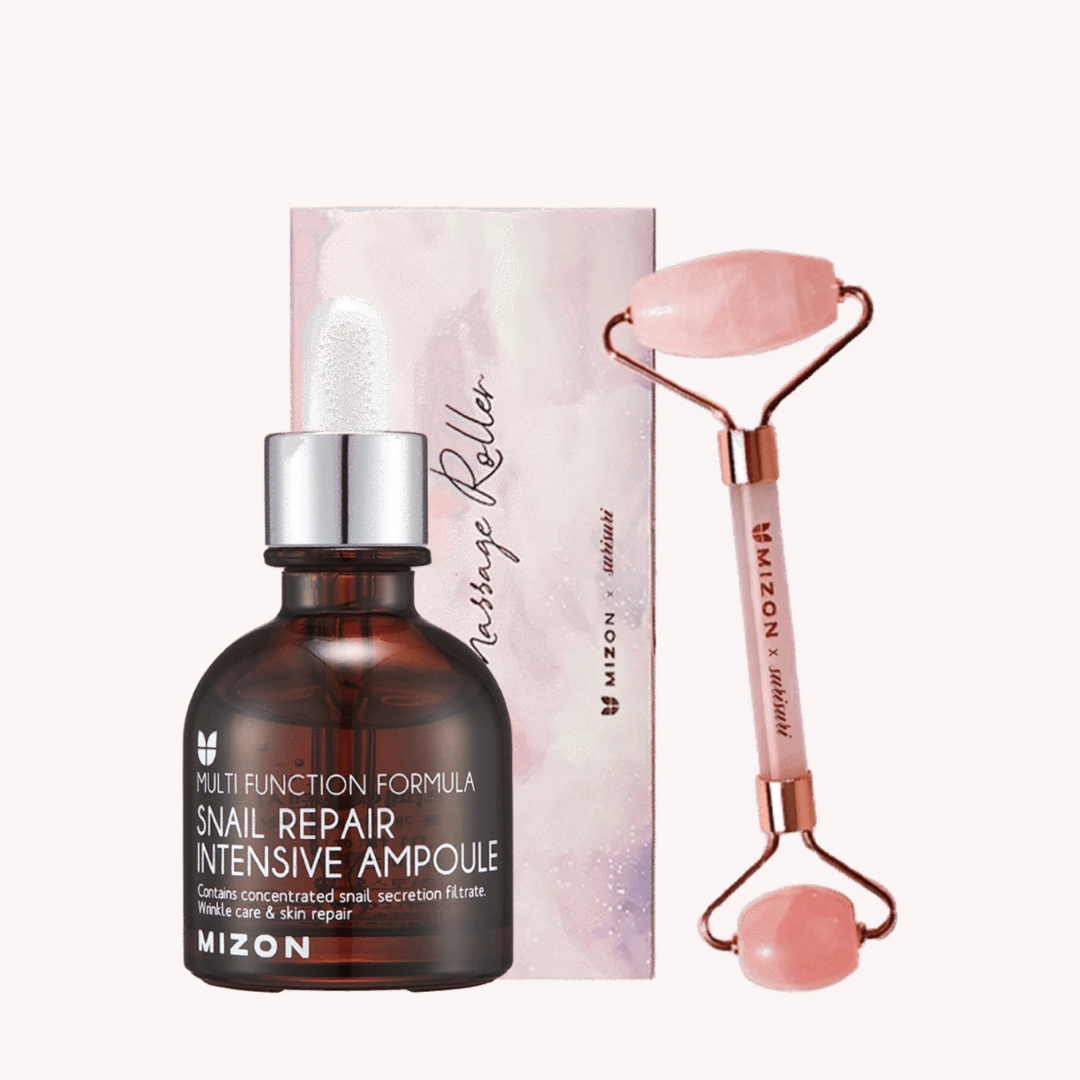 Facial Massage Roller + Snail Set