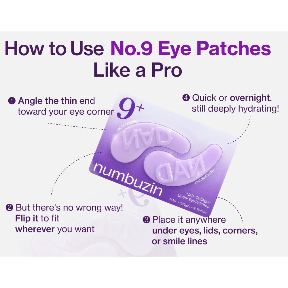 No. 9 NAD Collagen Under Eye Patches