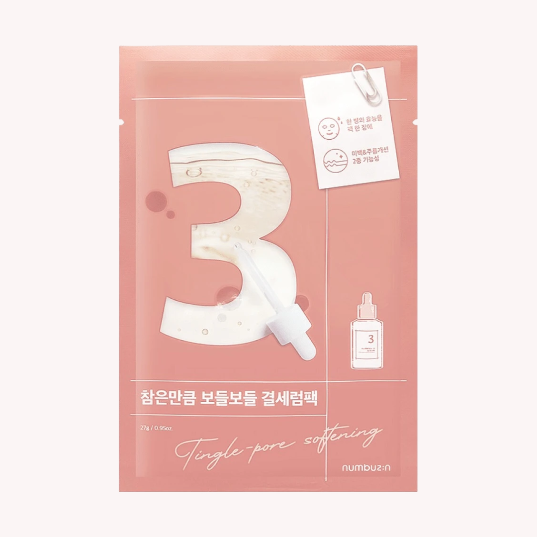 No.3 Tingle-Pore Softening Sheet Mask