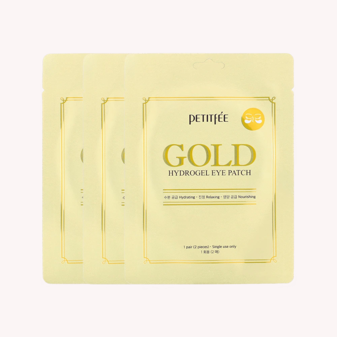 Gold Hydrogel Eye Patches 3 st
