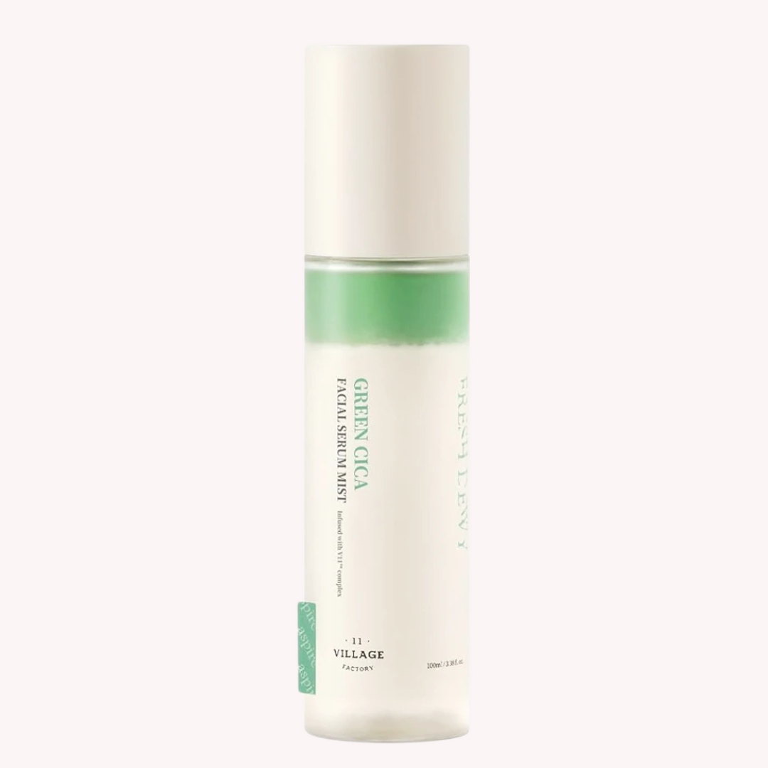 Fresh Dewy Green Cica Facial Serum Mist