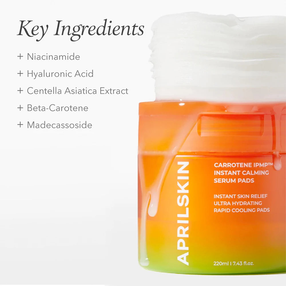 Carrotene IPMP Instant Calming Serum Pads