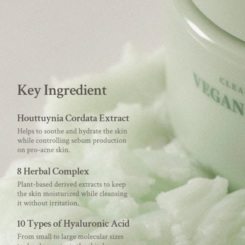 Clear Houttuynia Cordata Vegan Cleansing Balm