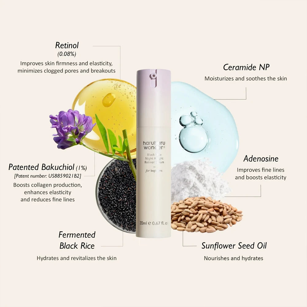 Black Rice Night Knight Retinol Serum