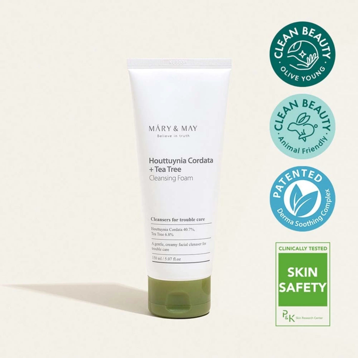 Houttuynia Cordata + Tea Tree Cleansing Foam