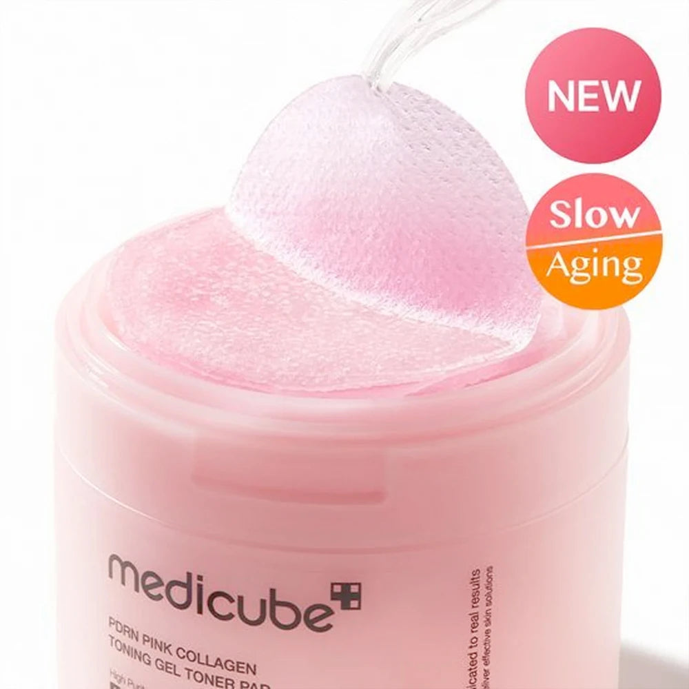PDRN Pink Collagen Toning Gel Toner Pads