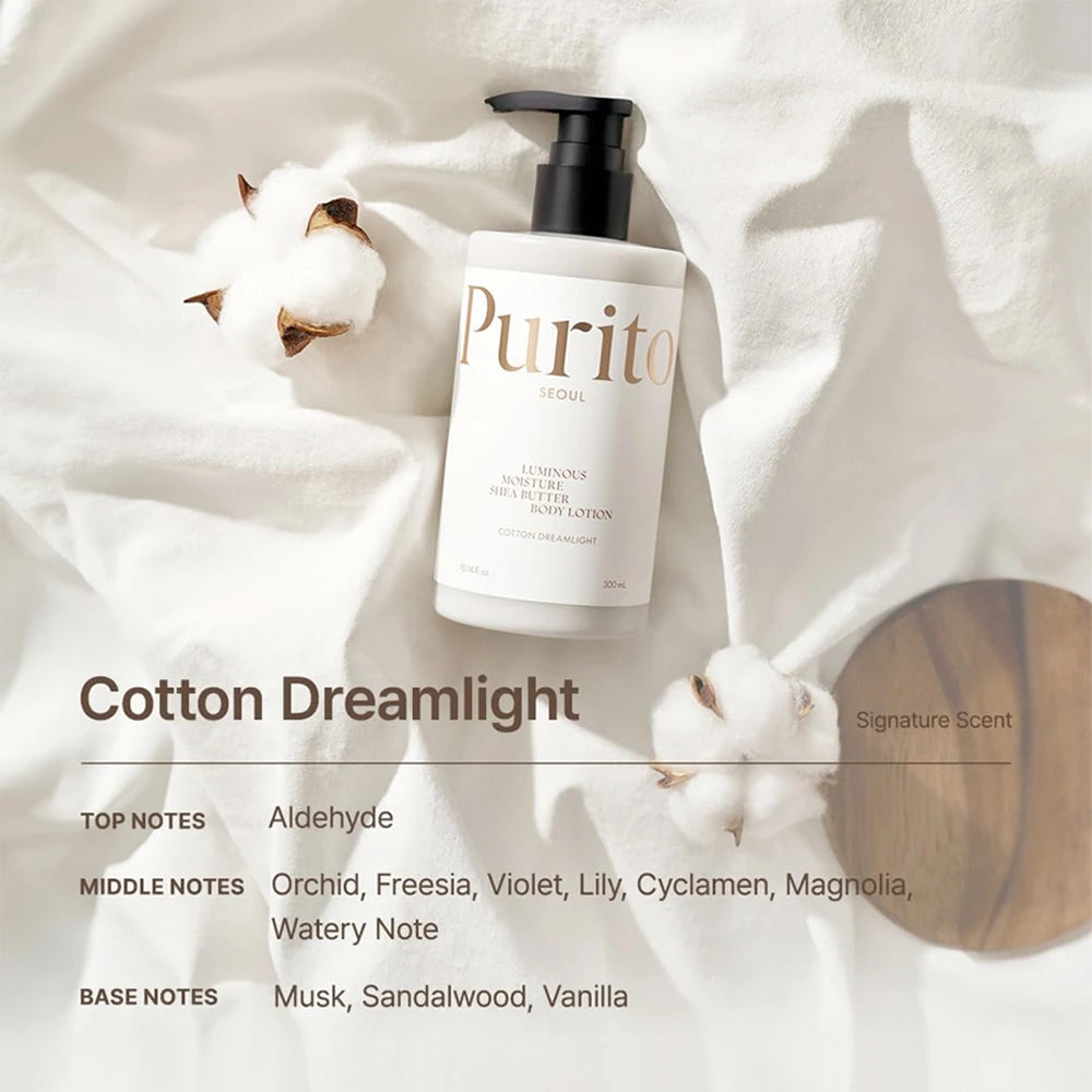 Luminous Moisture Shea Butter Body Lotion - Cotton Dreamlight