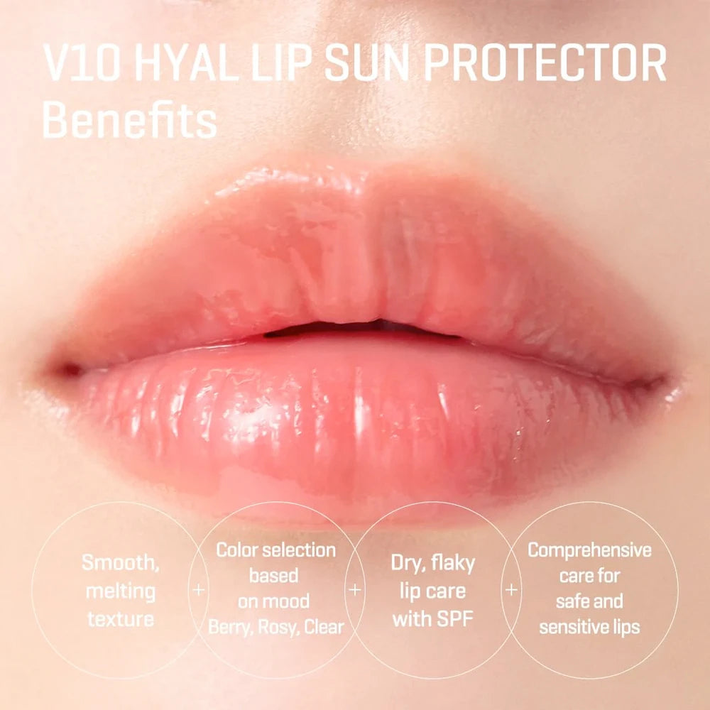 V10 Hyal Lip Sun Protector - Berry