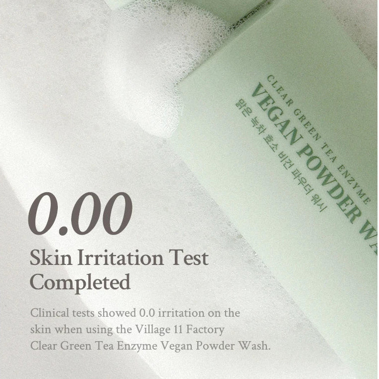 Clear Green Tea Enzyme Vegan Powder Wash