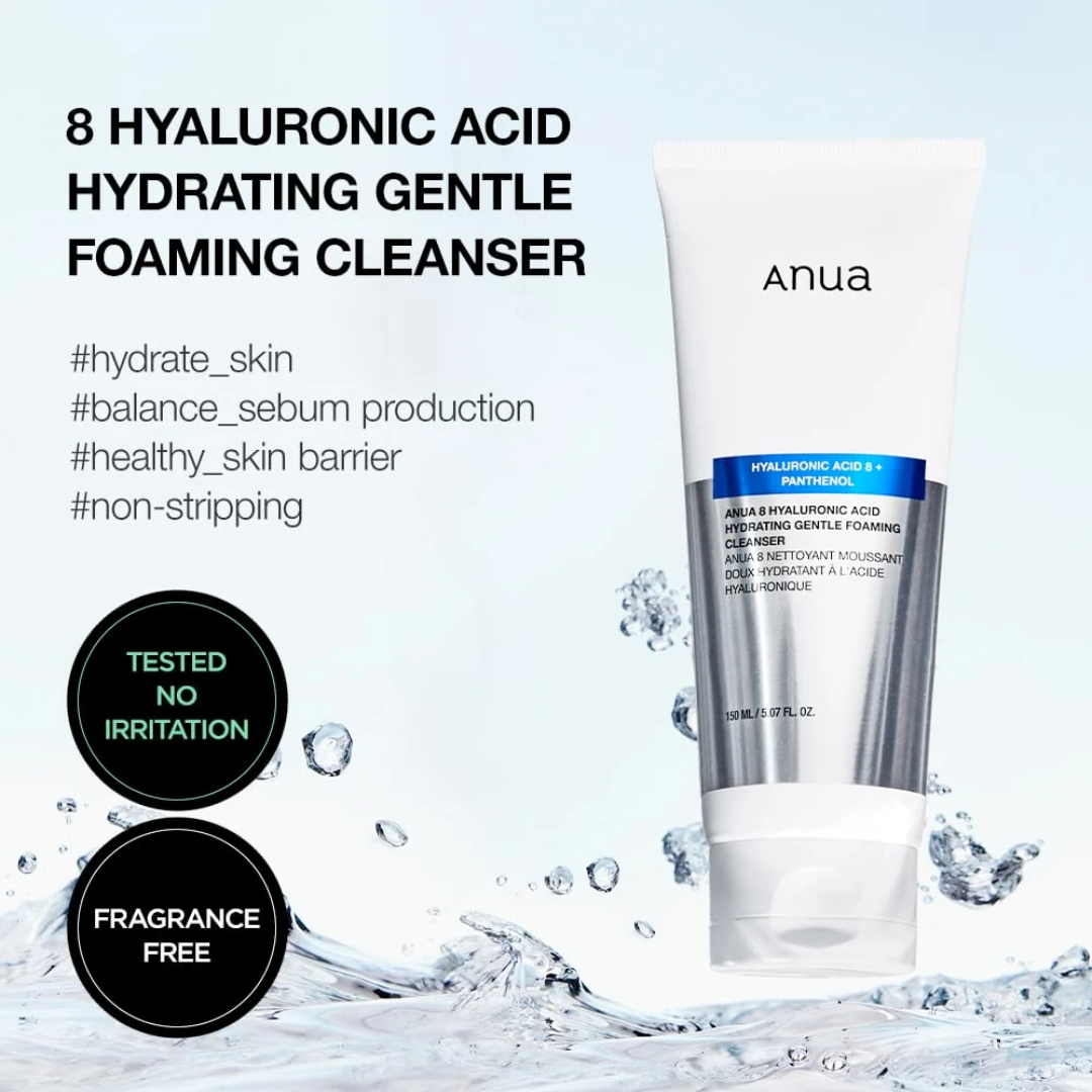 8 Hyaluronic Acid moisturizing Gentle Gel Cleanser