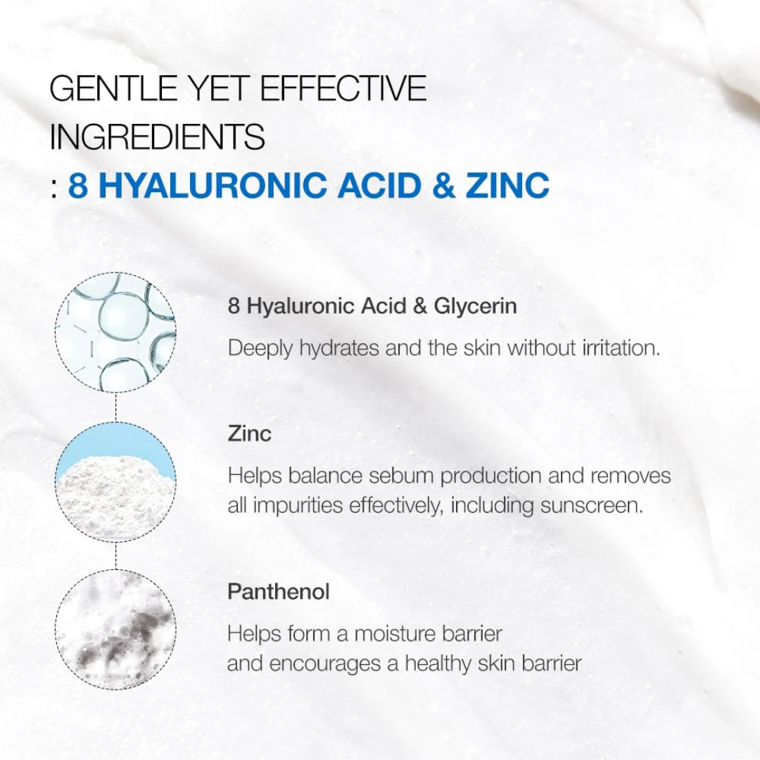 8 Hyaluronic Acid Hydrating Gentle Foaming Cleanser