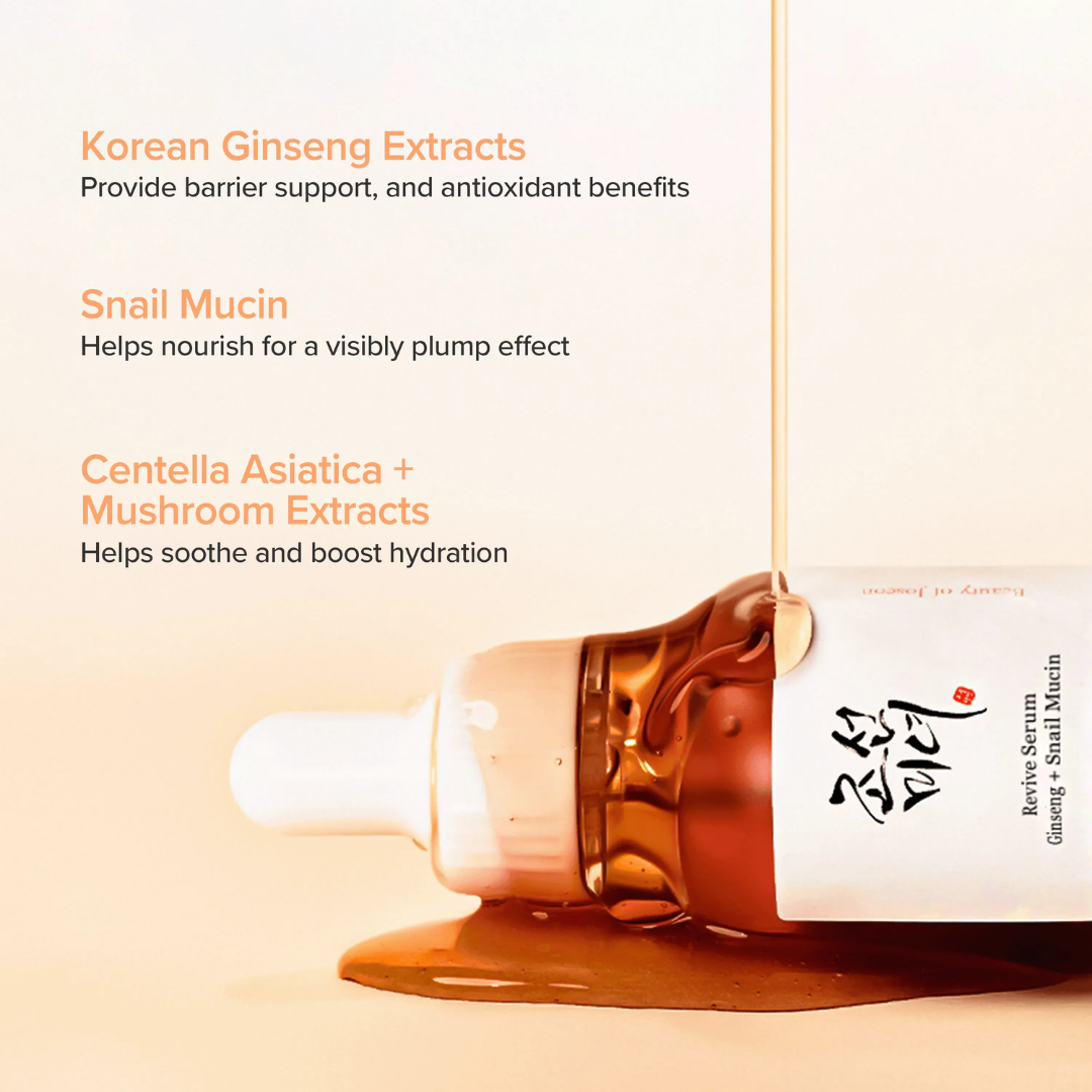 Revive Serum: Ginseng + Snail Mucin