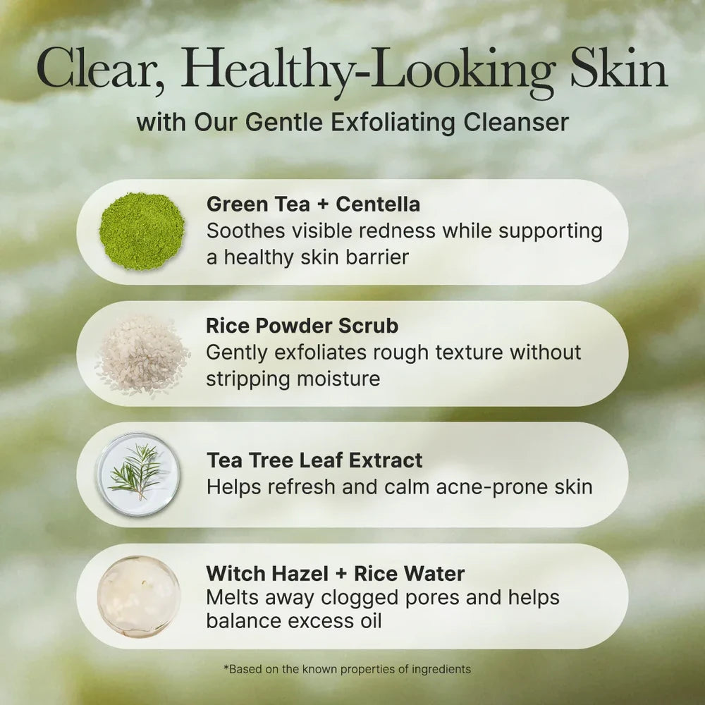 Fresh Green Rice Mochi Cleanser