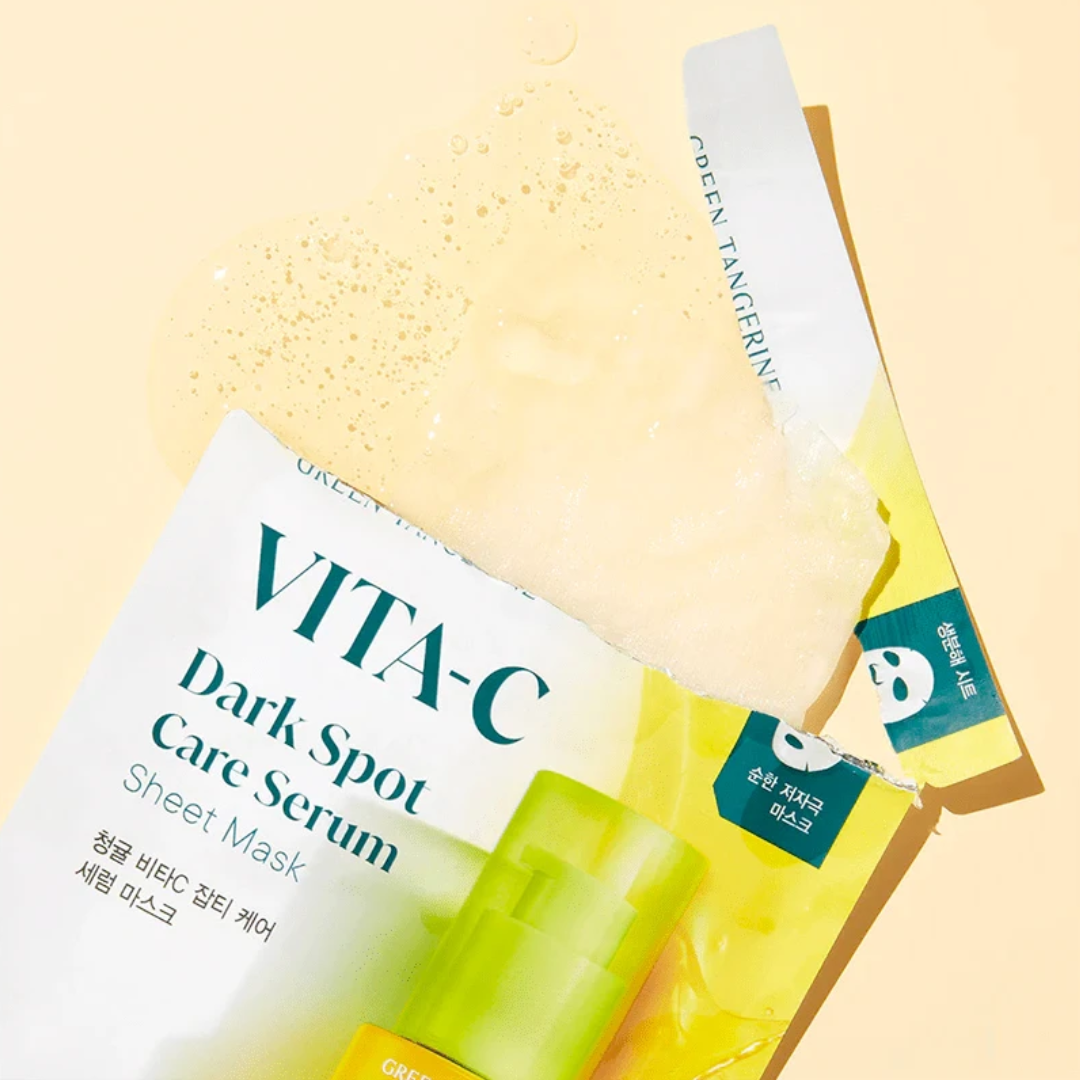 Green Tangerine Vita C Serum Sheet Mask