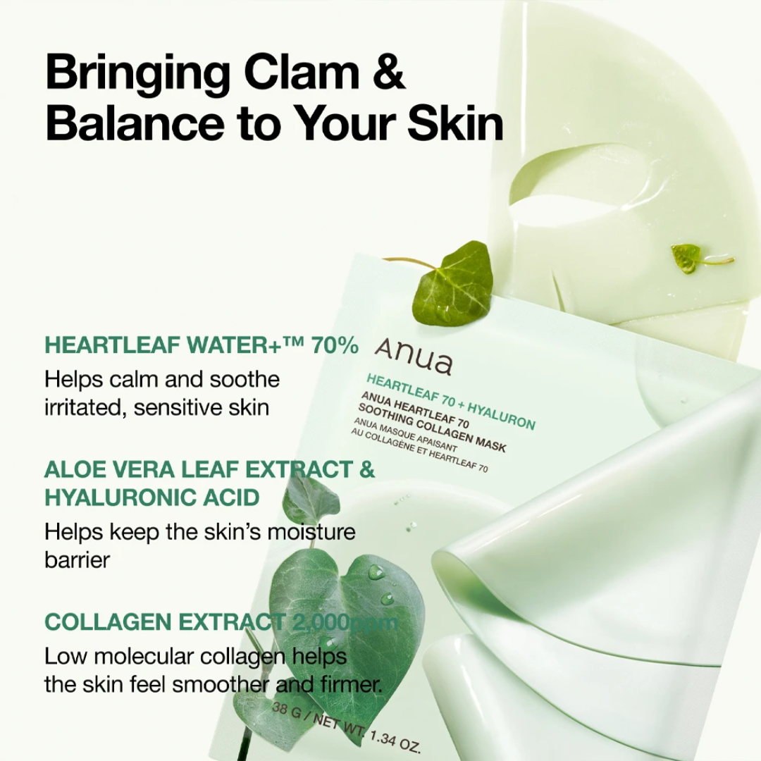 Heartleaf 70 Soothing Collagen Mask