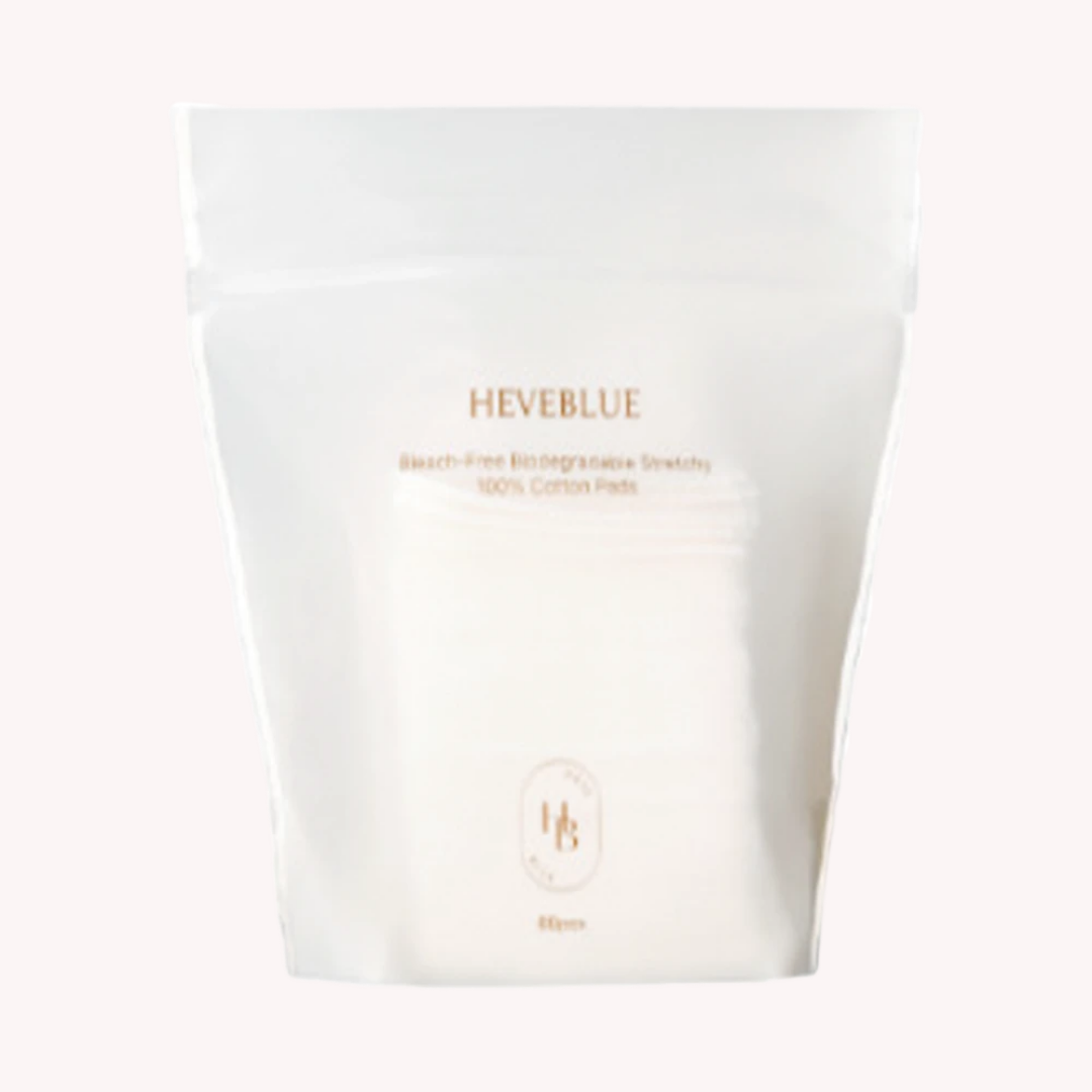 Bleach-free Biodegradable Stretchy 100% Cotton Pads