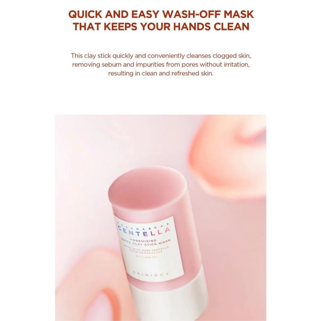 Madagascar Centella Poremizing Quick Clay Stick Mask