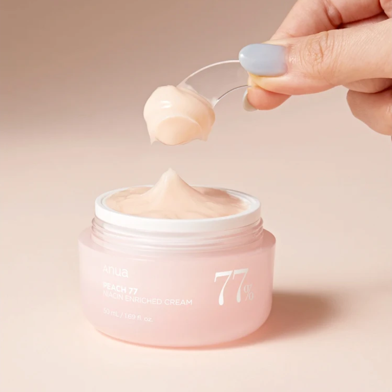 Peach 77% Niacin Enriched Cream