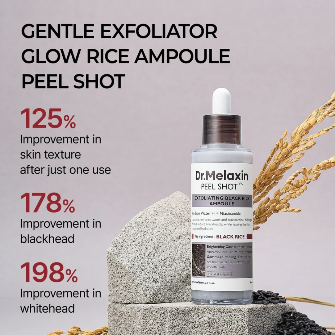 Peel Shot Exfoliating Black Rice Ampoule