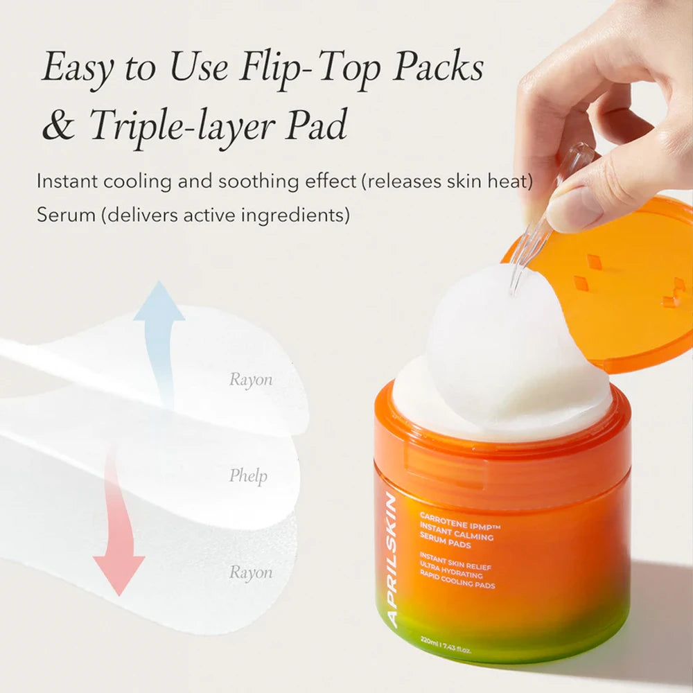 Carrotene IPMP Instant Calming Serum Pads