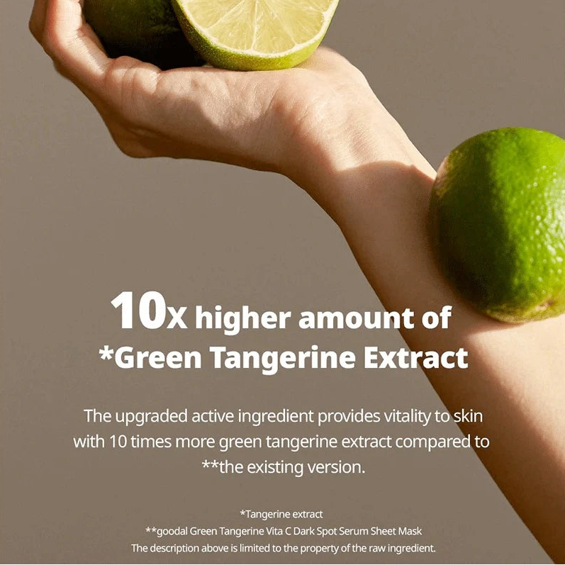 Green Tangerine Vita C Serum Sheet Mask
