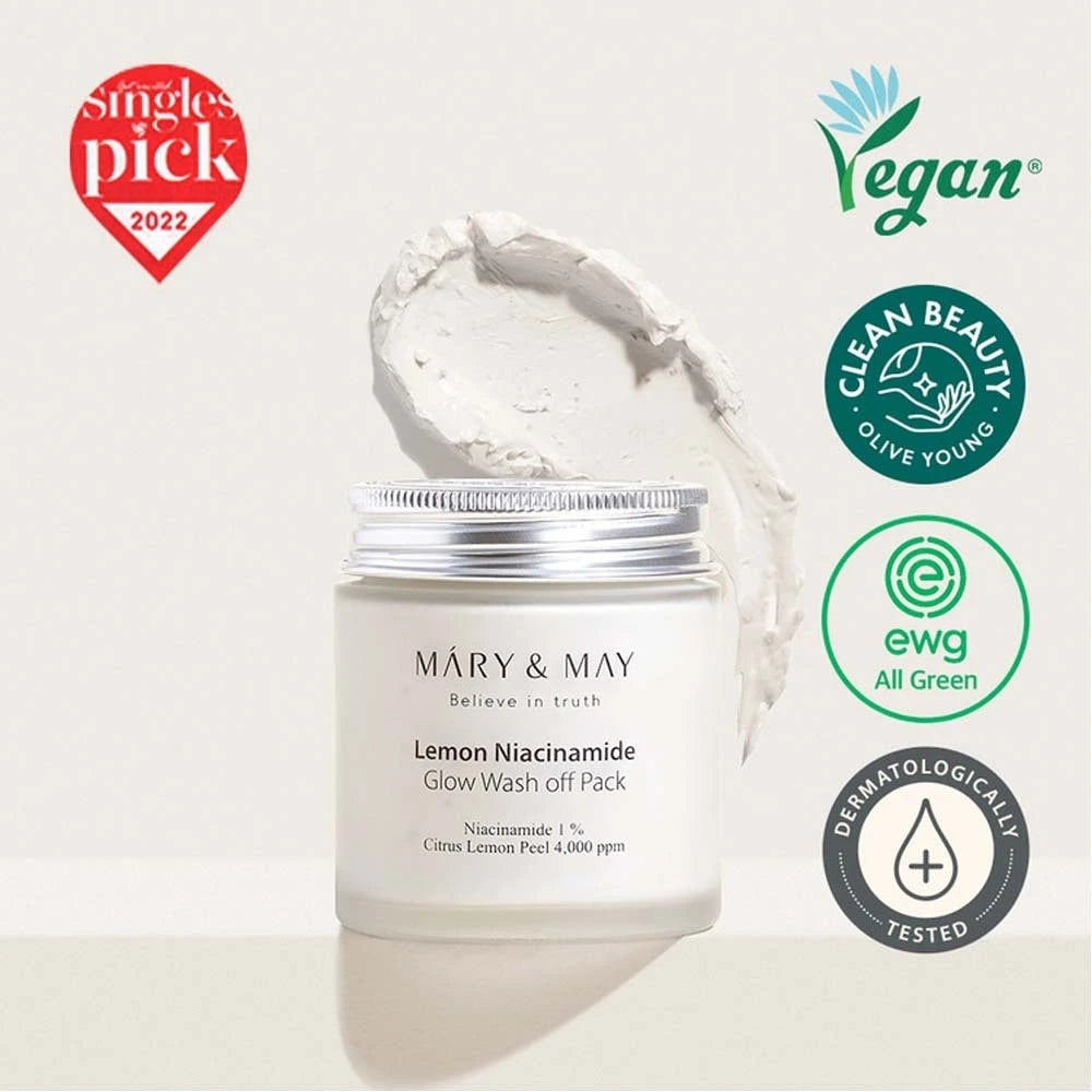 Lemon Niacinamide Glow Wash off Pack