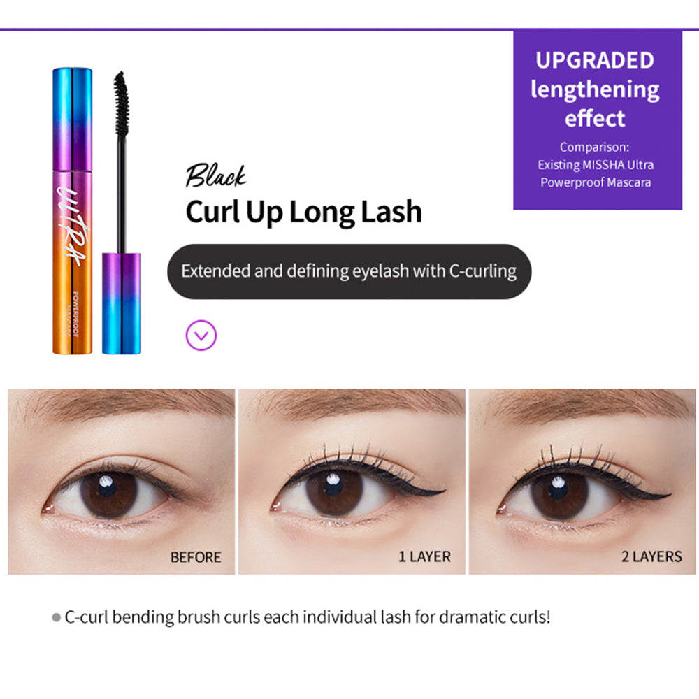 Ultra Powerproof Mascara #Curling & Lengthening