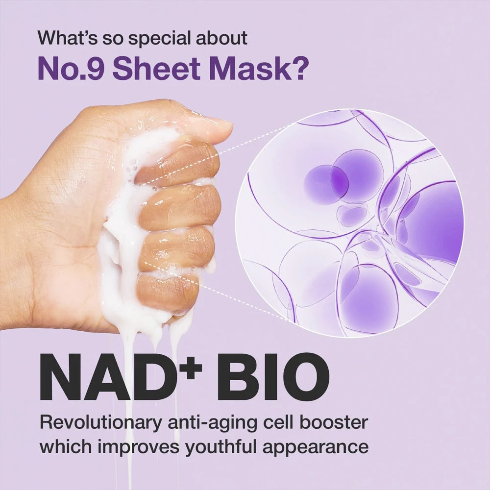 No.9 NAD Bio Lifting-sil Full Face Mask - 4 st